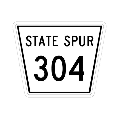 Nebraska State Spur 304 (Nebraska) (Road Sign) STICKER Vinyl Kiss-Cut Decal 6 Inch White - The Sticker Space