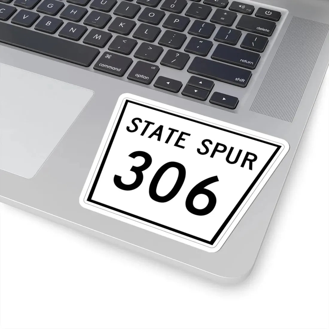 Nebraska State Spur 306 (Nebraska) (Road Sign) STICKER Vinyl Kiss-Cut Decal - The Sticker Space
