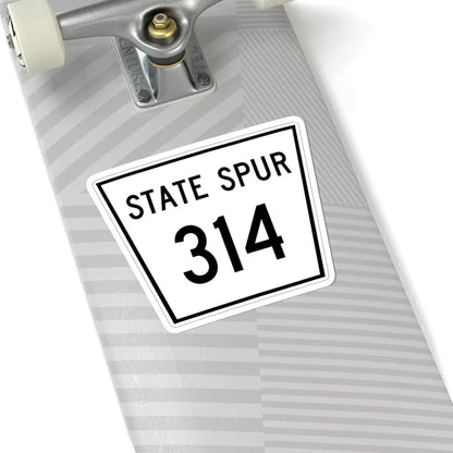 Nebraska State Spur 314 (Nebraska) (Road Sign) STICKER Vinyl Kiss-Cut Decal - The Sticker Space
