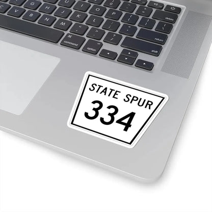 Nebraska State Spur 334 (Nebraska) (Road Sign) STICKER Vinyl Kiss-Cut Decal - The Sticker Space