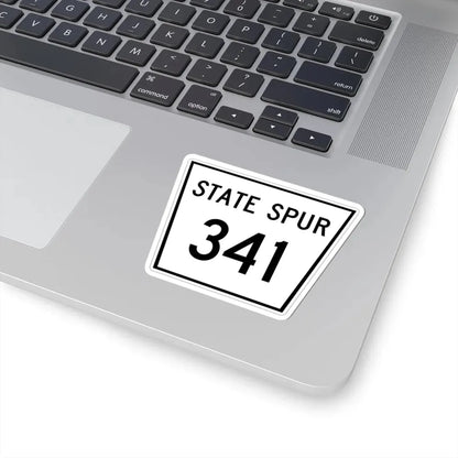 Nebraska State Spur 341 (Nebraska) (Road Sign) STICKER Vinyl Kiss-Cut Decal - The Sticker Space