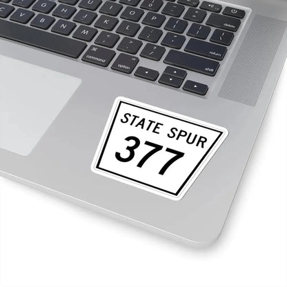 Nebraska State Spur 377 (Nebraska) (Road Sign) STICKER Vinyl Kiss-Cut Decal - The Sticker Space
