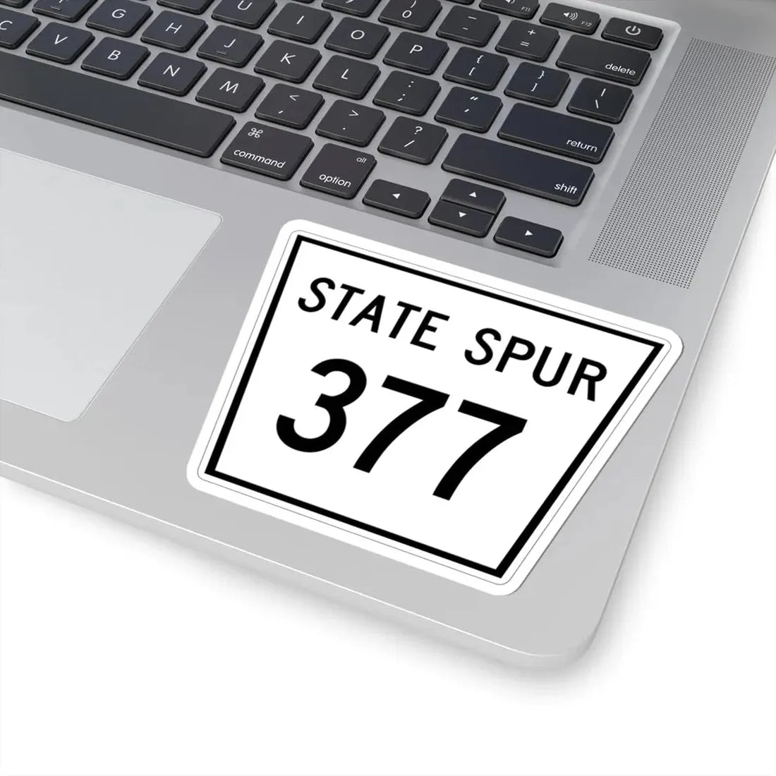 Nebraska State Spur 377 (Nebraska) (Road Sign) STICKER Vinyl Kiss-Cut Decal - The Sticker Space