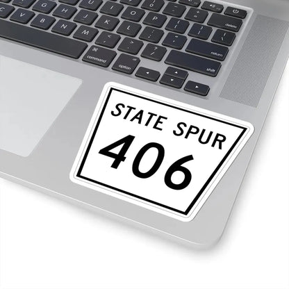 Nebraska State Spur 406 (Nebraska) (Road Sign) STICKER Vinyl Kiss-Cut Decal - The Sticker Space