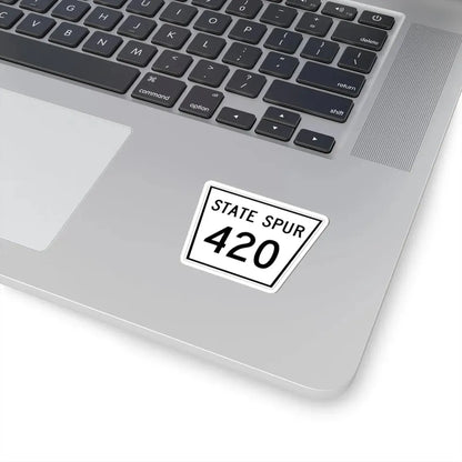 Nebraska State Spur 420 (Nebraska) (Road Sign) STICKER Vinyl Kiss-Cut Decal - The Sticker Space