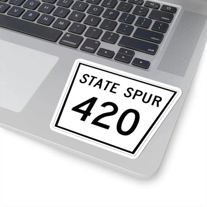 Nebraska State Spur 420 (Nebraska) (Road Sign) STICKER Vinyl Kiss-Cut Decal - The Sticker Space
