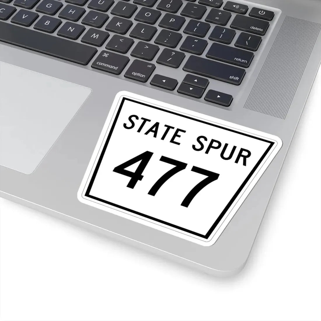 Nebraska State Spur 477 (Nebraska) (Road Sign) STICKER Vinyl Kiss-Cut Decal - The Sticker Space