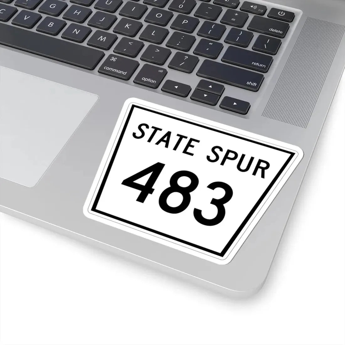 Nebraska State Spur 483 (Nebraska) (Road Sign) STICKER Vinyl Kiss-Cut Decal - The Sticker Space