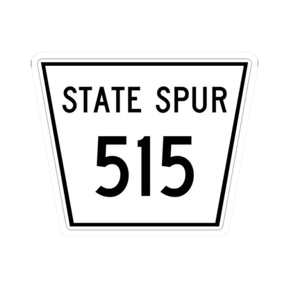 Nebraska State Spur 515 (Nebraska) (Road Sign) STICKER Vinyl Kiss-Cut Decal 2 Inch White - The Sticker Space