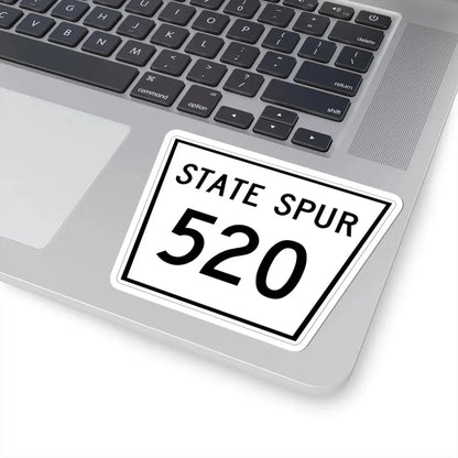 Nebraska State Spur 520 (Nebraska) (Road Sign) STICKER Vinyl Kiss-Cut Decal - The Sticker Space