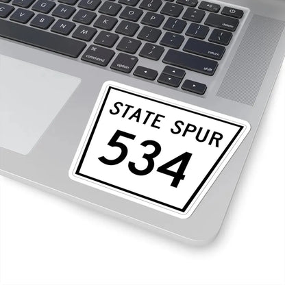 Nebraska State Spur 534 (Nebraska) (Road Sign) STICKER Vinyl Kiss-Cut Decal - The Sticker Space