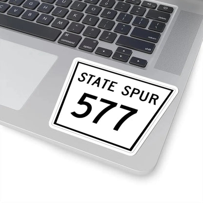 Nebraska State Spur 577 (Nebraska) (Road Sign) STICKER Vinyl Kiss-Cut Decal - The Sticker Space