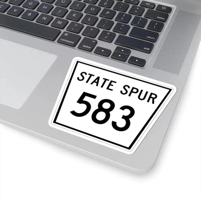 Nebraska State Spur 583 (Nebraska) (Road Sign) STICKER Vinyl Kiss-Cut Decal - The Sticker Space
