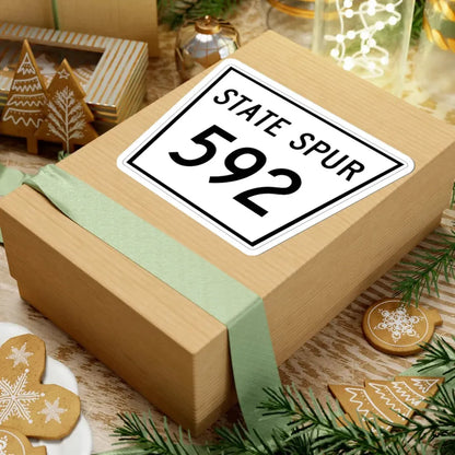 Nebraska State Spur 592 (Nebraska) (Road Sign) STICKER Vinyl Kiss-Cut Decal - The Sticker Space