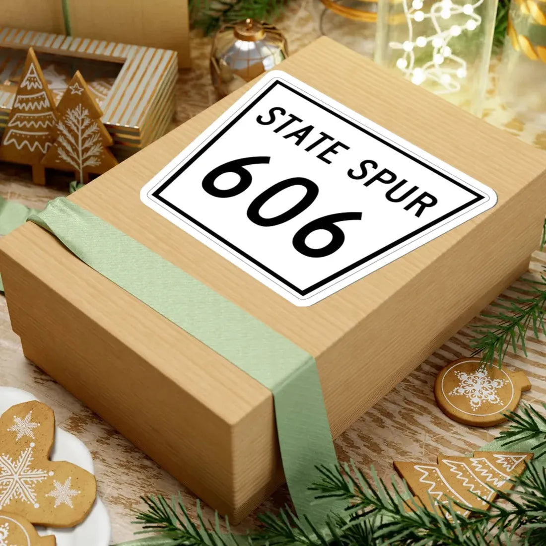 Nebraska State Spur 606 (Nebraska) (Road Sign) STICKER Vinyl Kiss-Cut Decal - The Sticker Space