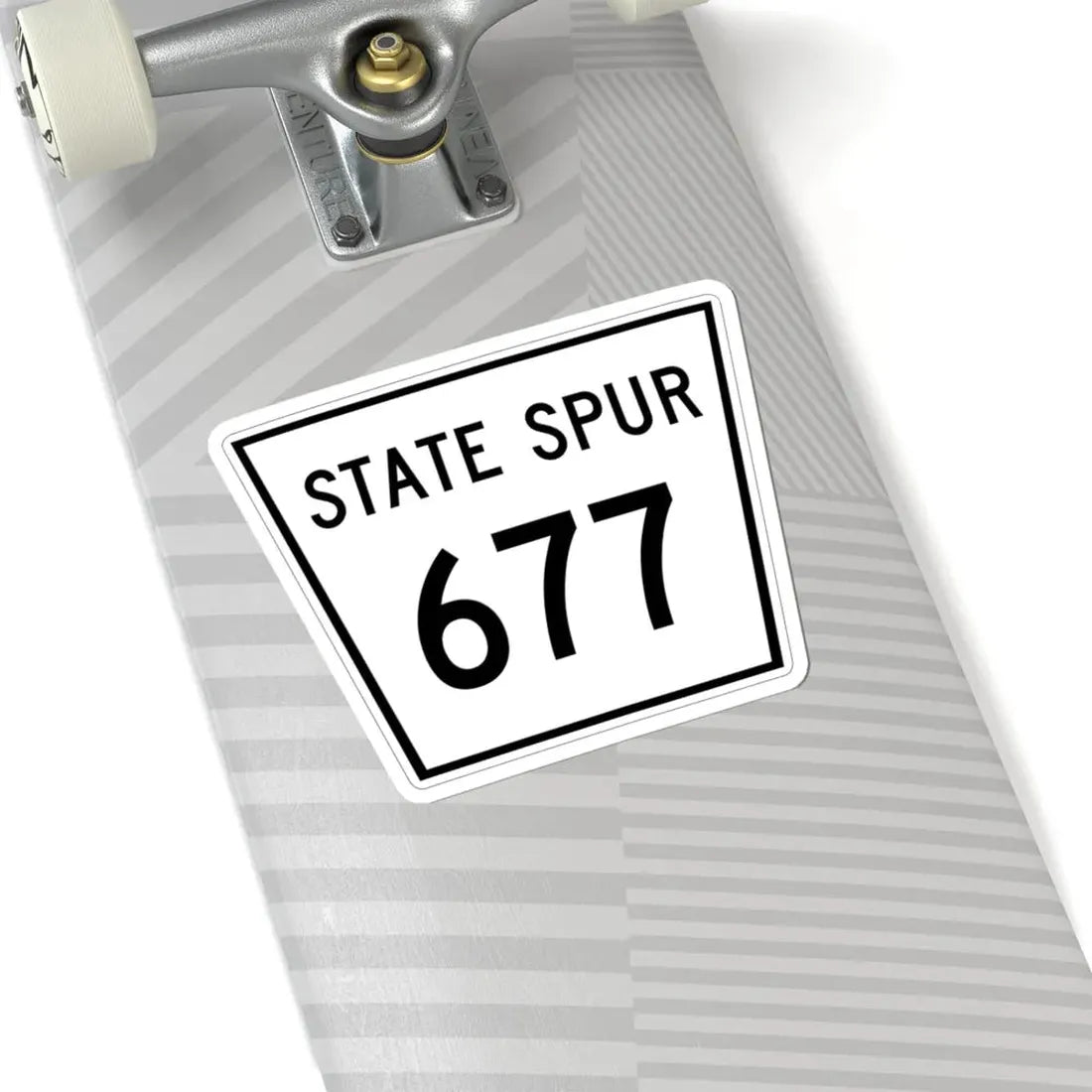 Nebraska State Spur 677 (Nebraska) (Road Sign) STICKER Vinyl Kiss-Cut Decal - The Sticker Space