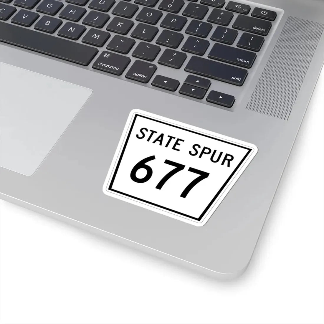 Nebraska State Spur 677 (Nebraska) (Road Sign) STICKER Vinyl Kiss-Cut Decal - The Sticker Space