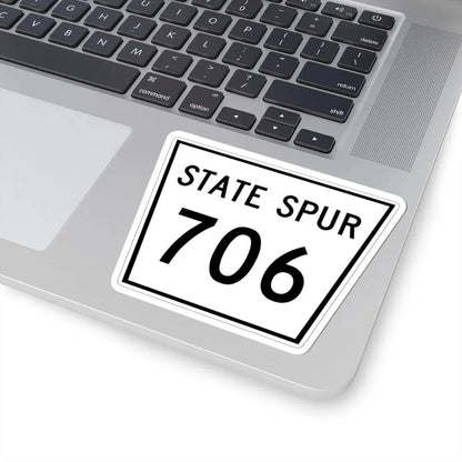 Nebraska State Spur 706 (Nebraska) (Road Sign) STICKER Vinyl Kiss-Cut Decal - The Sticker Space