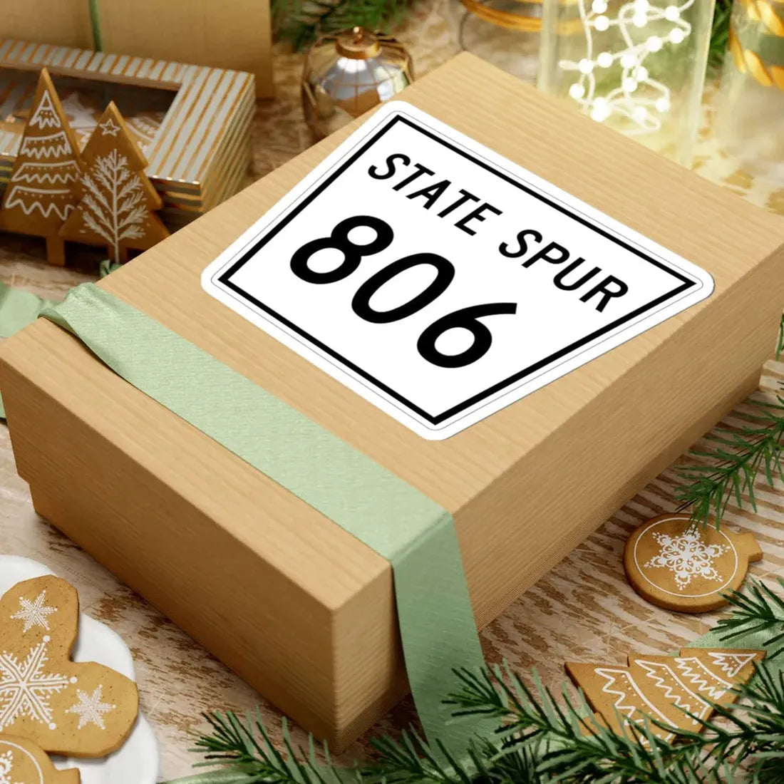 Nebraska State Spur 806 (Nebraska) (Road Sign) STICKER Vinyl Kiss-Cut Decal - The Sticker Space