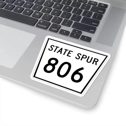 Nebraska State Spur 806 (Nebraska) (Road Sign) STICKER Vinyl Kiss-Cut Decal - The Sticker Space