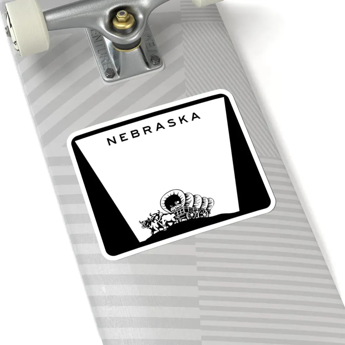 Nebraska wide state highway marker (Nebraska) (Road Sign) STICKER Vinyl Kiss-Cut Decal - The Sticker Space