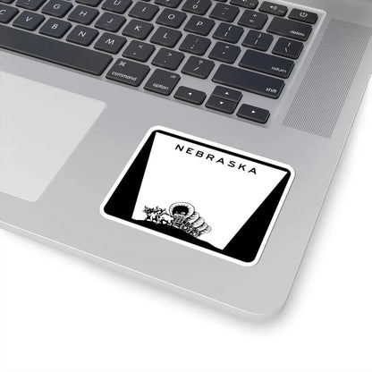 Nebraska wide state highway marker (Nebraska) (Road Sign) STICKER Vinyl Kiss-Cut Decal - The Sticker Space