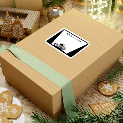 Nebraska wide state highway marker (Nebraska) (Road Sign) STICKER Vinyl Kiss-Cut Decal - The Sticker Space