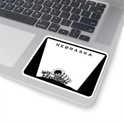 Nebraska wide state highway marker (Nebraska) (Road Sign) STICKER Vinyl Kiss-Cut Decal - The Sticker Space