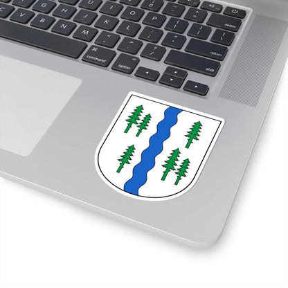 Neckertal-blazon (Switzerland) (Coat of Arms) STICKER Vinyl Kiss-Cut Decal - The Sticker Space