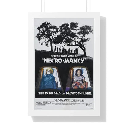 NECROMANCY 1972 - Framed Movie Poster 16″ x 24″ White - The Sticker Space