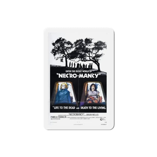 Necromancy 1972 Movie Poster Refrigerator Magnet 2 Inch - The Sticker Space