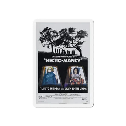 NECROMANCY 1972 Movie Poster - Refrigerator Magnet 3 Inch Die-Cut - The Sticker Space