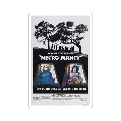 NECROMANCY 1972 Movie Poster - STICKER Vinyl Kiss-Cut Decal 2 Inch White - The Sticker Space