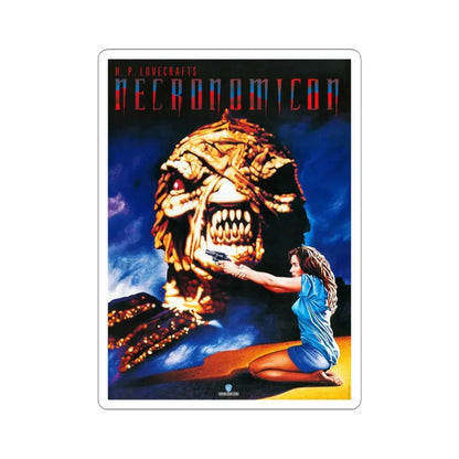 NECRONOMICON 1993 Movie Poster - STICKER Vinyl Kiss-Cut Decal 6 Inch White - The Sticker Space