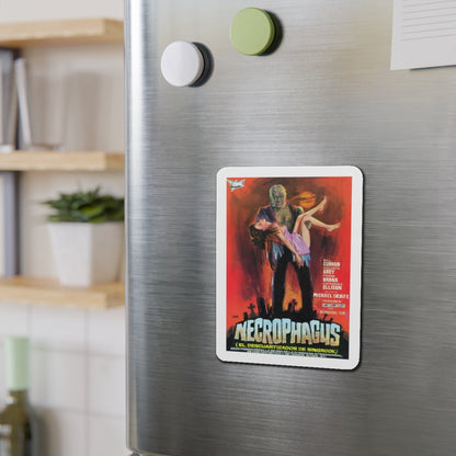 NECROPHAGUS (GRAVEYARD OF HORROR) 1971 Movie Poster - Refrigerator Magnet-The Sticker Space