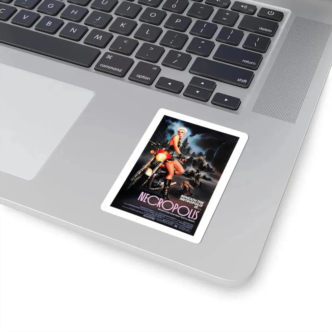 NECROPOLIS 1986 Movie Poster - STICKER Vinyl Kiss-Cut Decal - The Sticker Space
