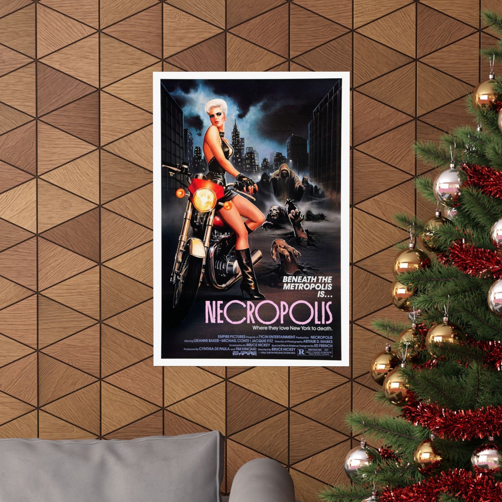 NECROPOLIS 1986 - Paper Movie Poster-The Sticker Space