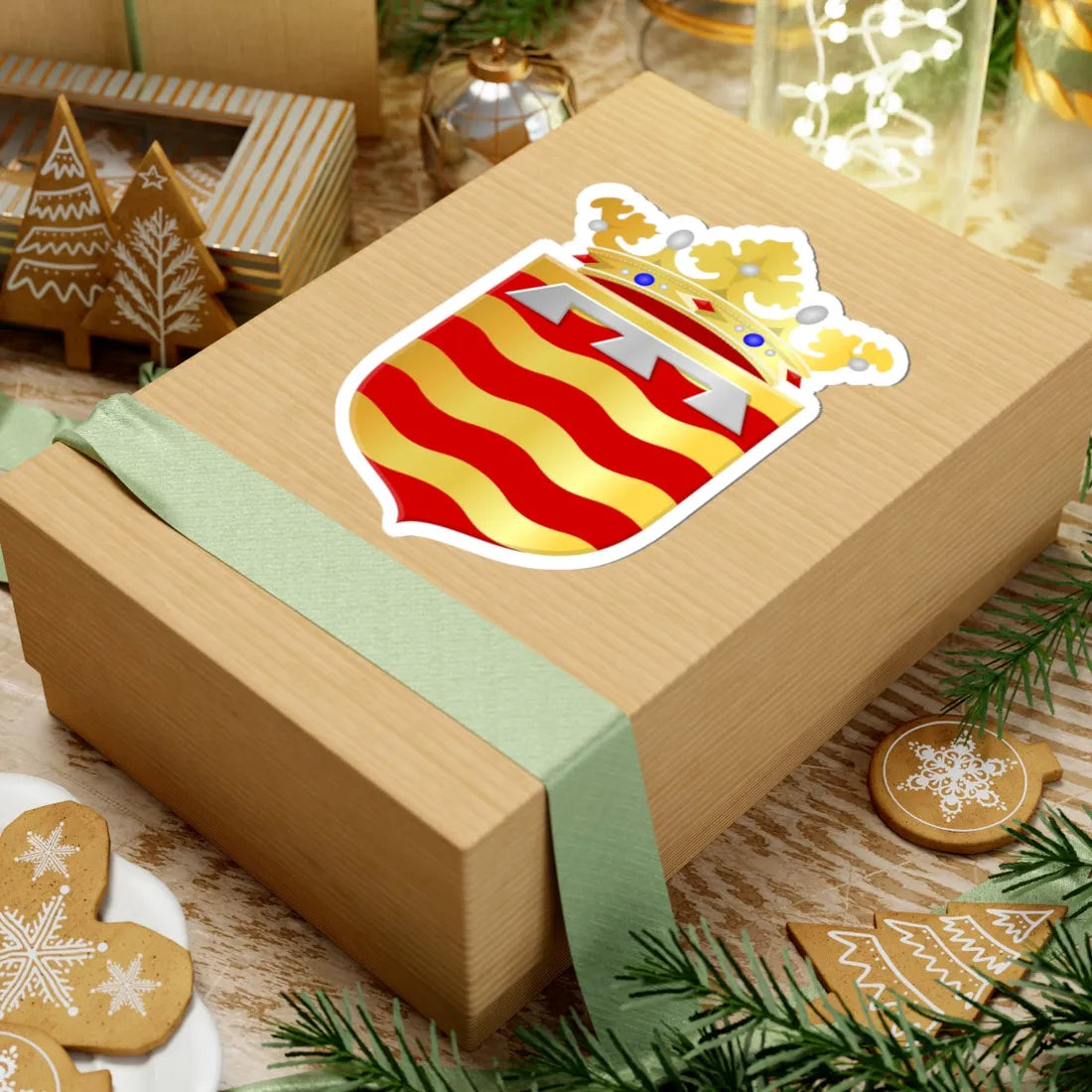 Nederhorst den Berg wapen (Netherlands) (Coat of Arms) STICKER Vinyl Kiss-Cut Decal - The Sticker Space