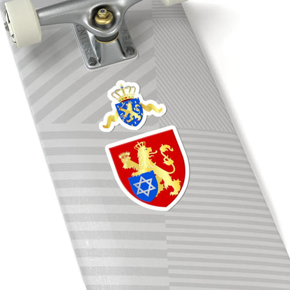 Nederlands-Israëlitisch-Kerkgenootschap wapen (Netherlands) (Coat of Arms) STICKER Vinyl Kiss-Cut Decal - The Sticker Space