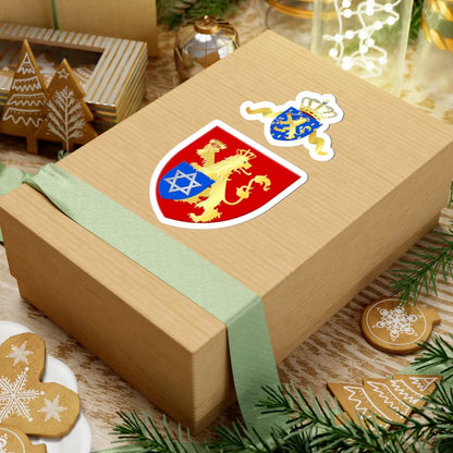 Nederlands-Israëlitisch-Kerkgenootschap wapen (Netherlands) (Coat of Arms) STICKER Vinyl Kiss-Cut Decal - The Sticker Space