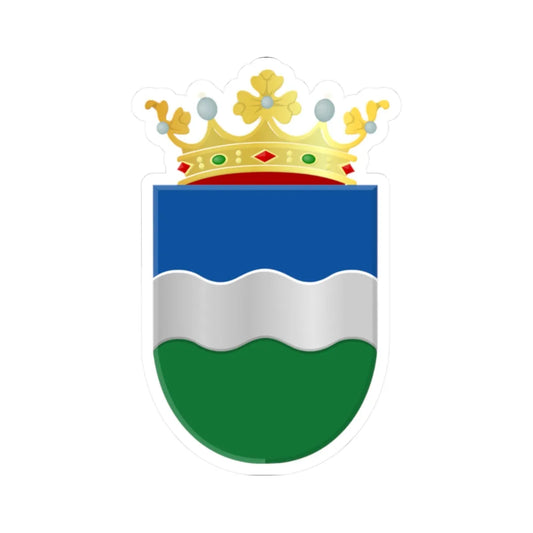 Nederweert wapen (Netherlands) (Coat of Arms) STICKER Vinyl Kiss-Cut Decal 2 Inch White - The Sticker Space