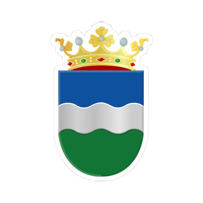 Nederweert wapen (Netherlands) (Coat of Arms) STICKER Vinyl Kiss-Cut Decal 3 Inch White - The Sticker Space