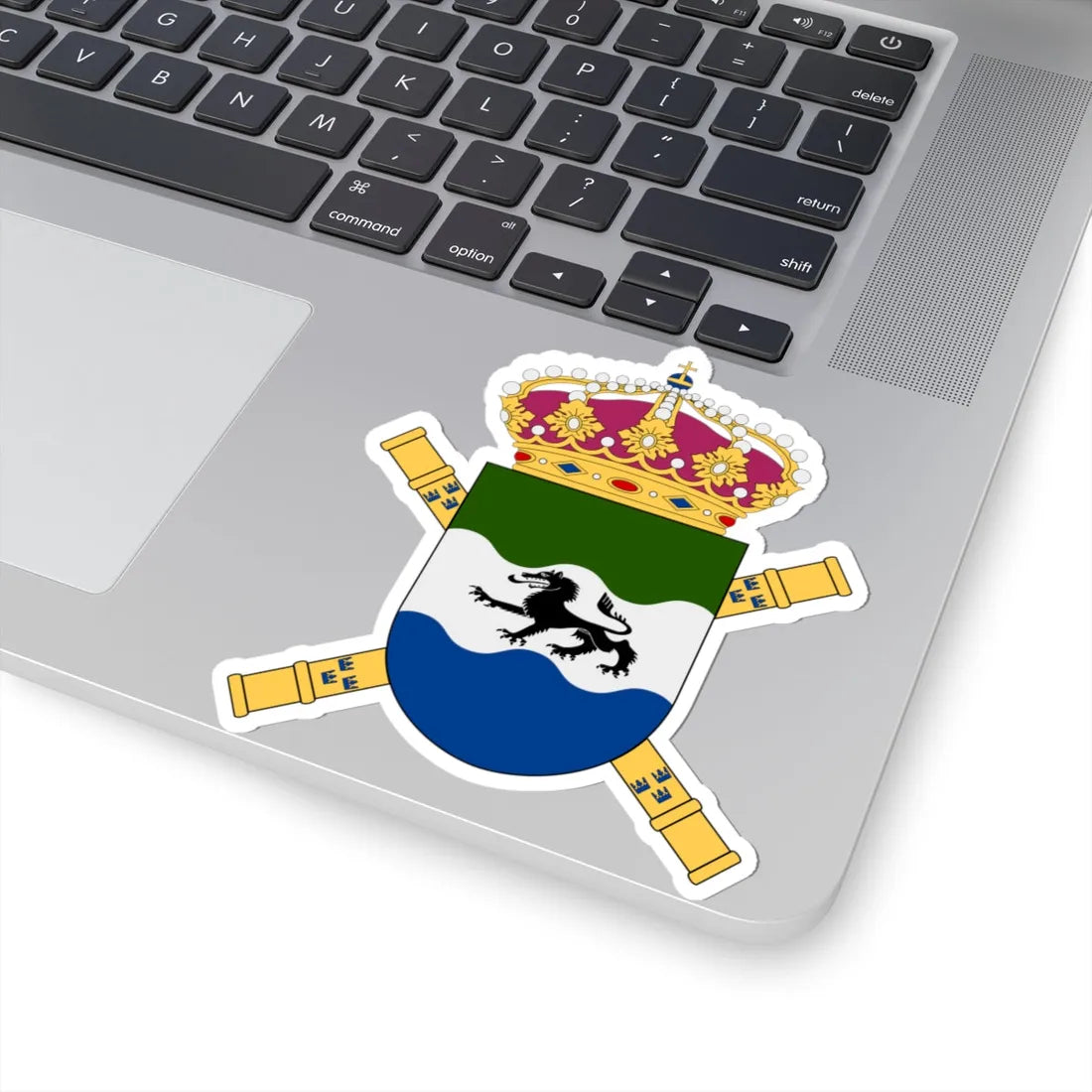 Nedre norra arméfördelningen vapen (Sweden) (Coat of Arms) STICKER Vinyl Kiss-Cut Decal - The Sticker Space