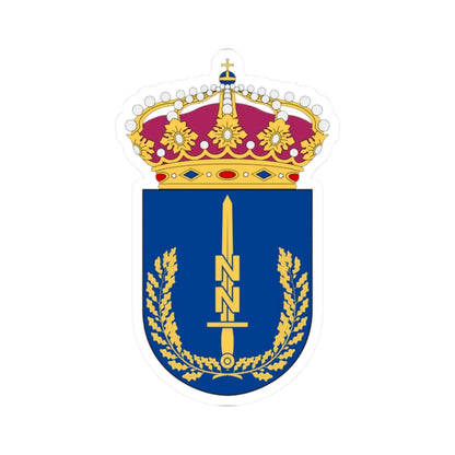 Nedre Norrlands militärområdesstab vapen (Sweden) (Coat of Arms) STICKER Vinyl Kiss-Cut Decal 2 Inch White - The Sticker Space