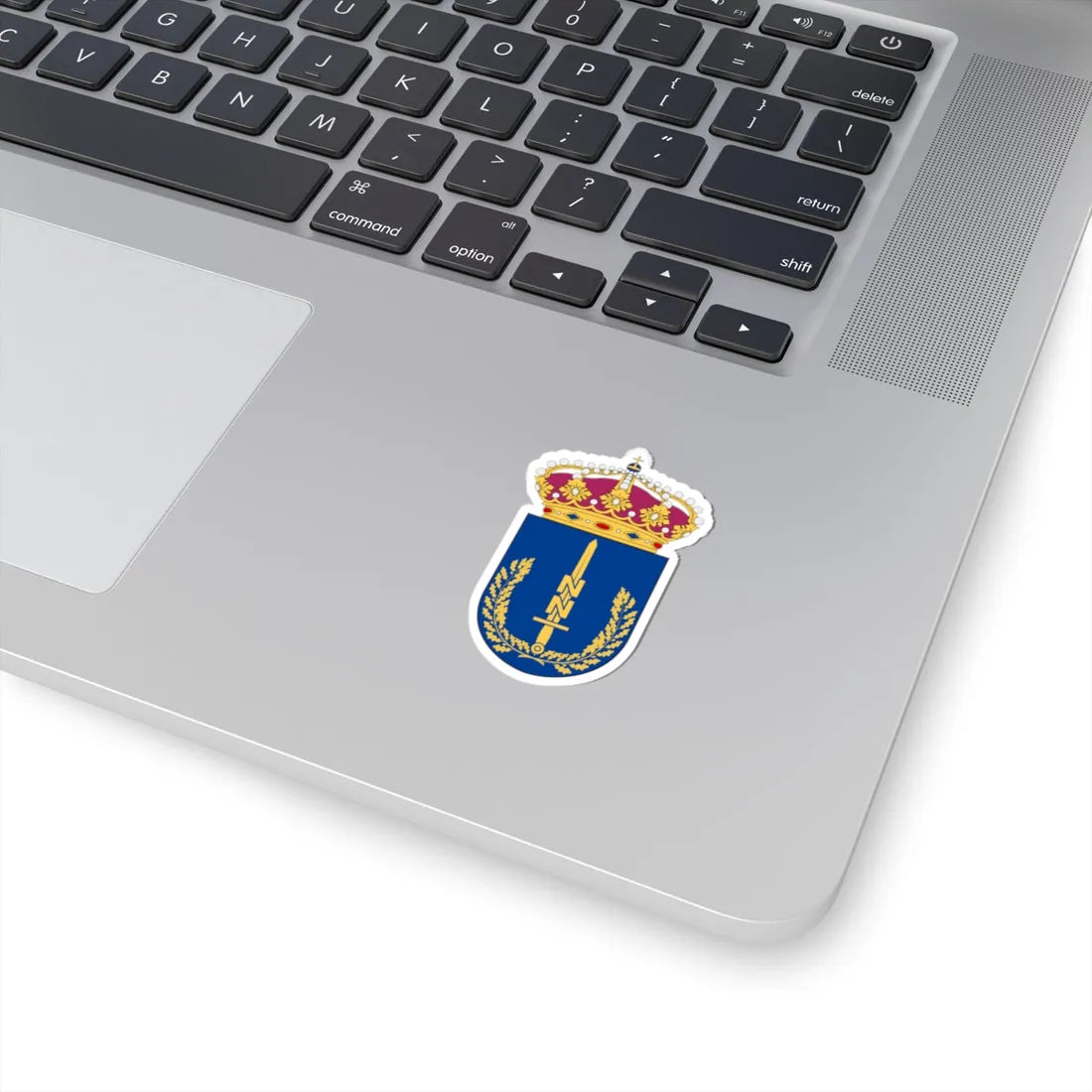 Nedre Norrlands militärområdesstab vapen (Sweden) (Coat of Arms) STICKER Vinyl Kiss-Cut Decal - The Sticker Space