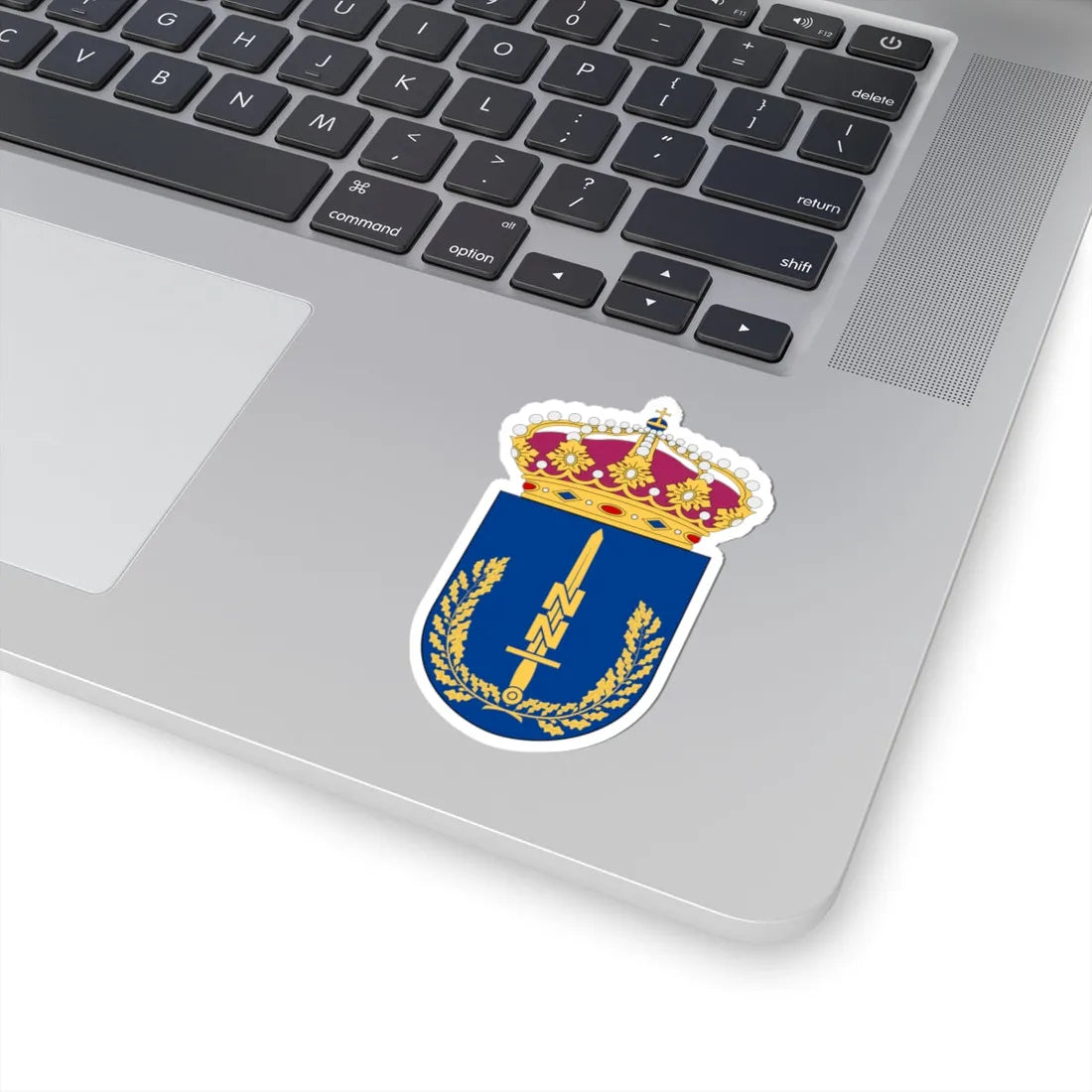 Nedre Norrlands militärområdesstab vapen (Sweden) (Coat of Arms) STICKER Vinyl Kiss-Cut Decal - The Sticker Space