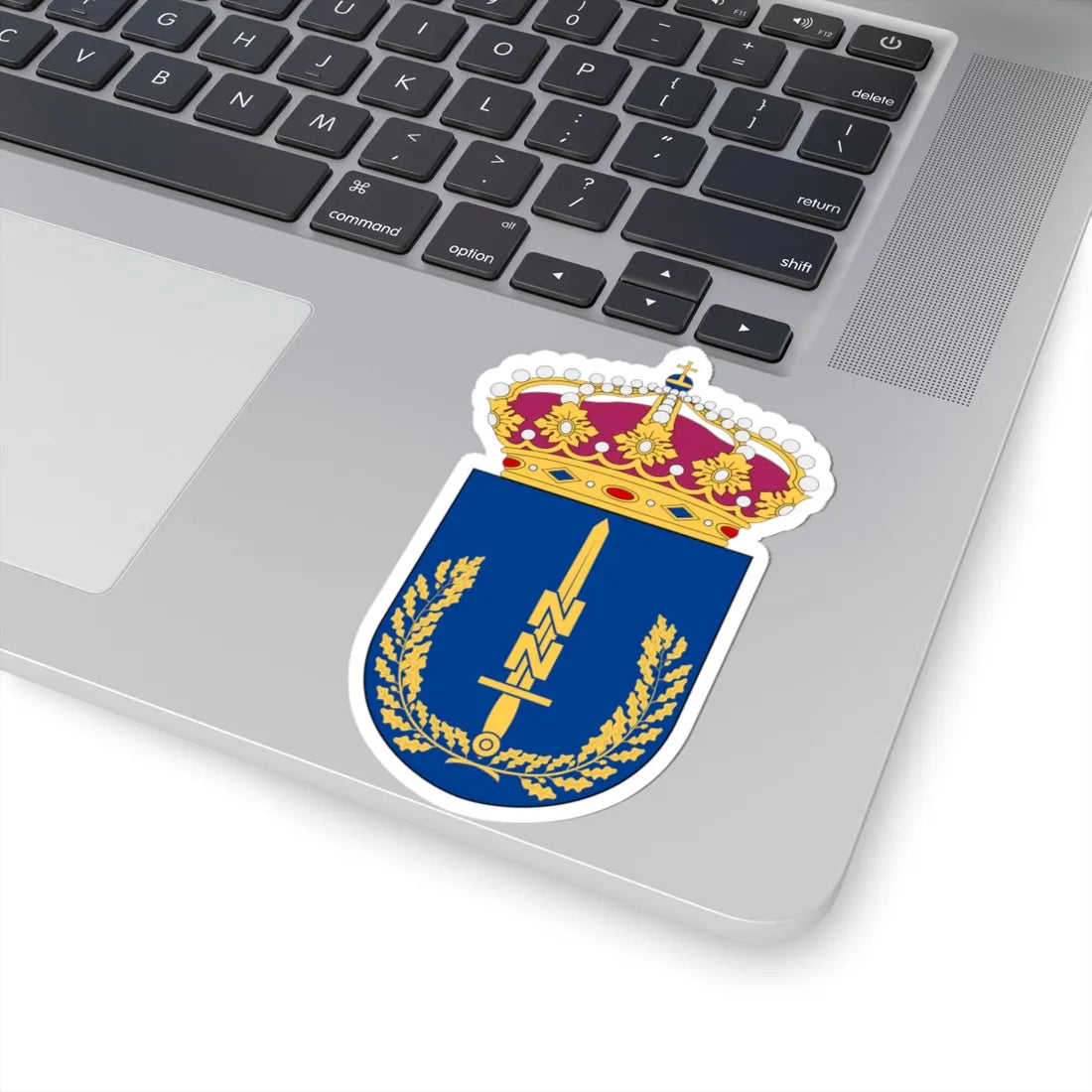 Nedre Norrlands militärområdesstab vapen (Sweden) (Coat of Arms) STICKER Vinyl Kiss-Cut Decal - The Sticker Space