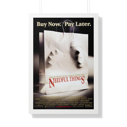 NEEDFUL THINGS 1993 - Framed Movie Poster-20" x 30"-The Sticker Space