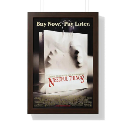 NEEDFUL THINGS 1993 - Framed Movie Poster - The Sticker Space