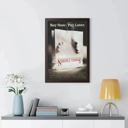 NEEDFUL THINGS 1993 - Framed Movie Poster - The Sticker Space